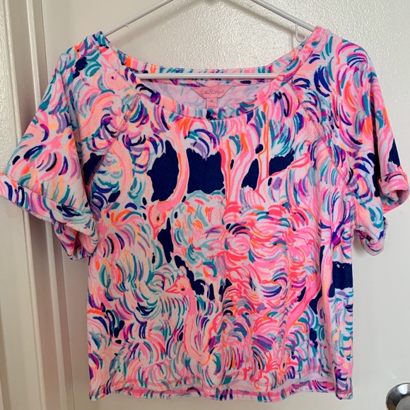 Lilly Pulitzer Other - Lilly Pulitzer Crop Top & Shorts Set